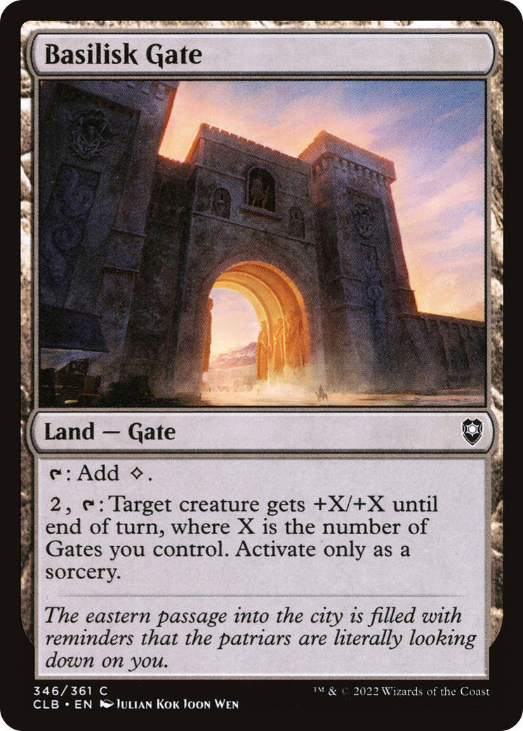 Basilisk Gate (CLB-346) - Commander Legends: Battle for Baldur's Gate Foil