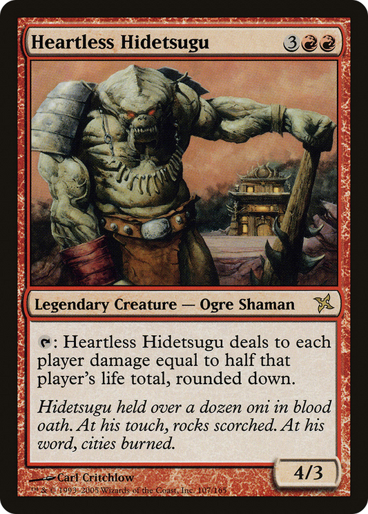 Heartless Hidetsugu (BOK-107) - Betrayers of Kamigawa