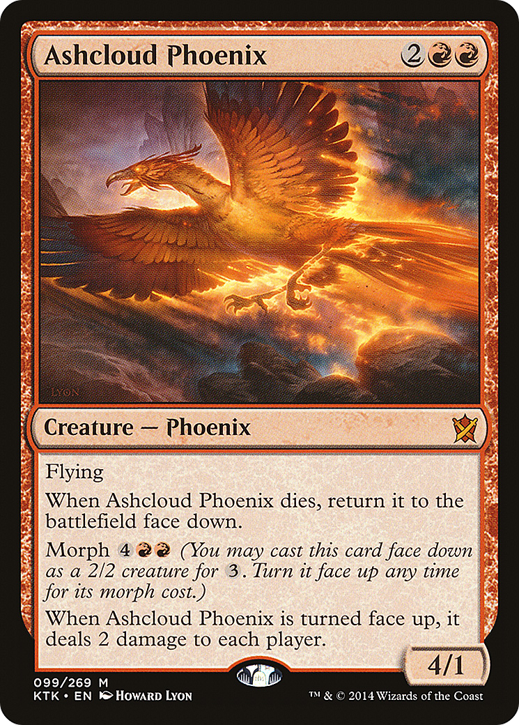 Ashcloud Phoenix (KTK-099) - Khans of Tarkir Foil