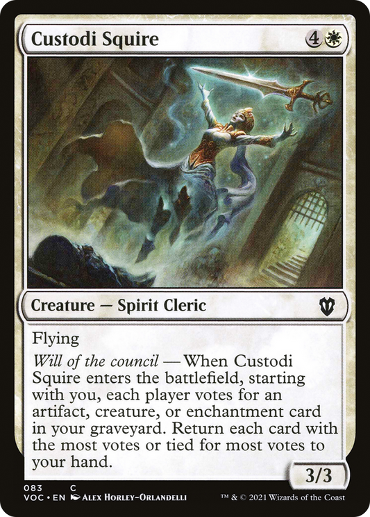 Custodi Squire (VOC-083) - Crimson Vow Commander