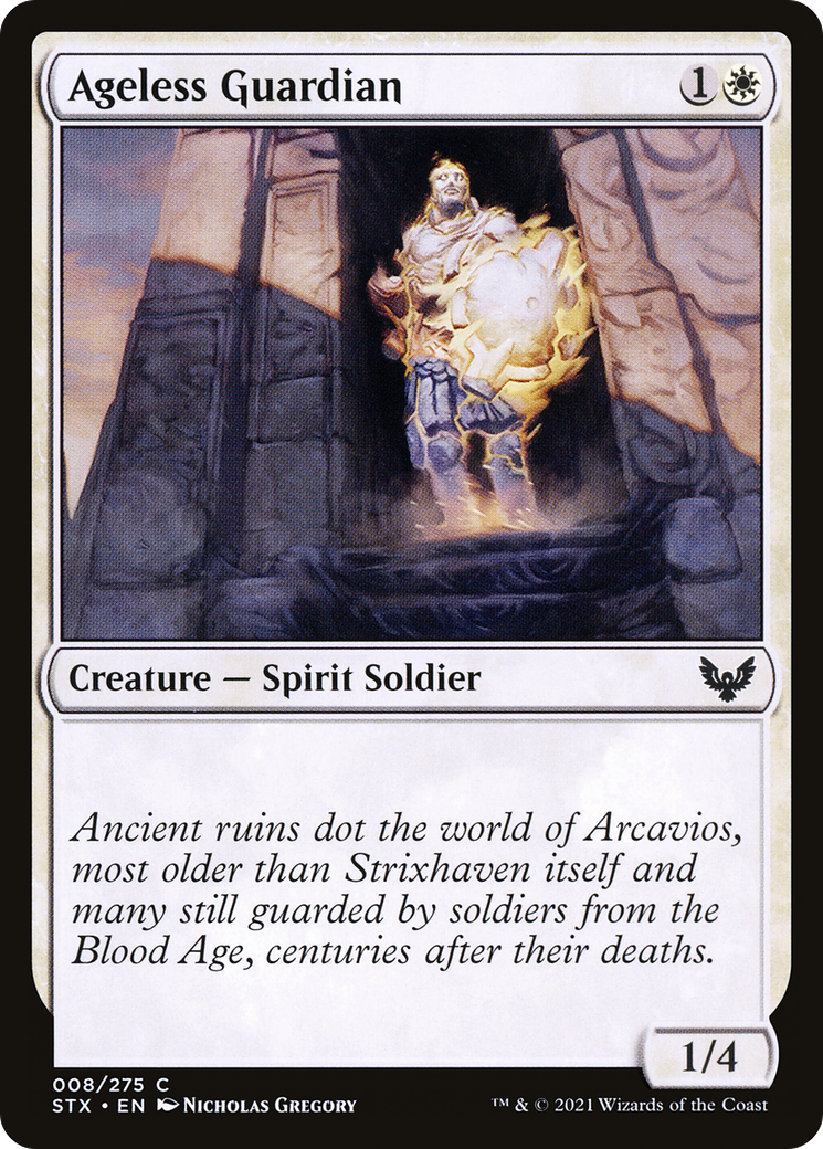 Ageless Guardian (STX-008) - Strixhaven: School of Mages Foil