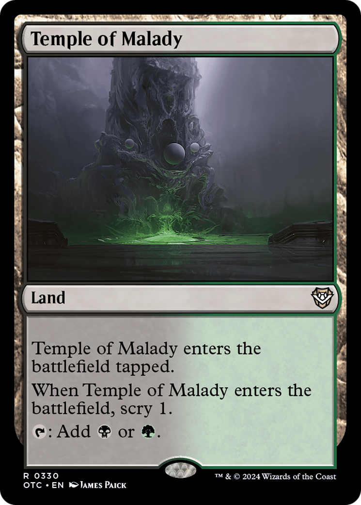 Temple of Malady (OTC-330) - Outlaws of Thunder Junction Commander