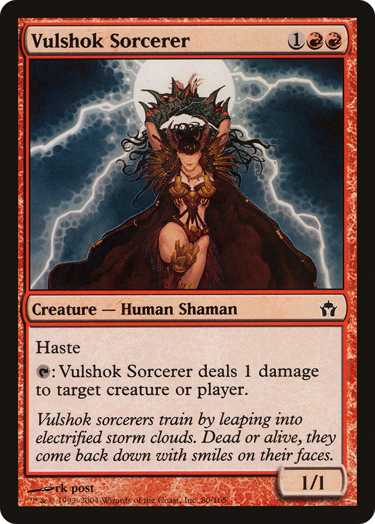 Vulshok Sorcerer (5DN-080) - Fifth Dawn Foil