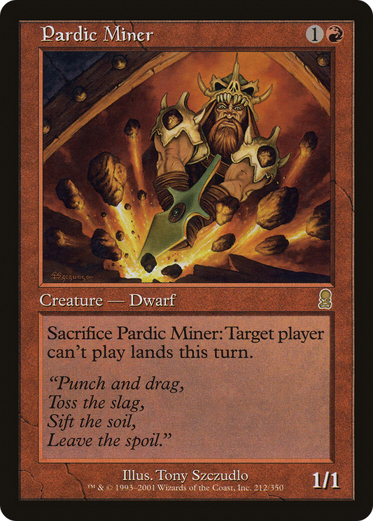 Pardic Miner (ODY-212) - Odyssey Foil