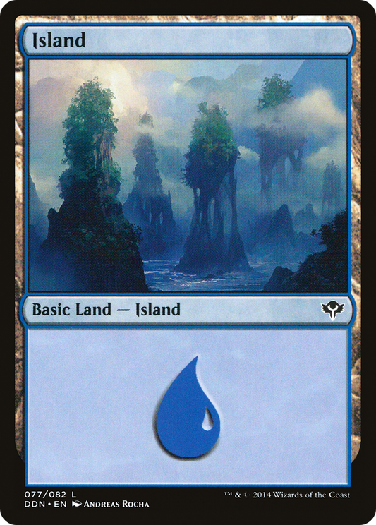 Island (DDN-077) - Duel Decks: Speed vs. Cunning