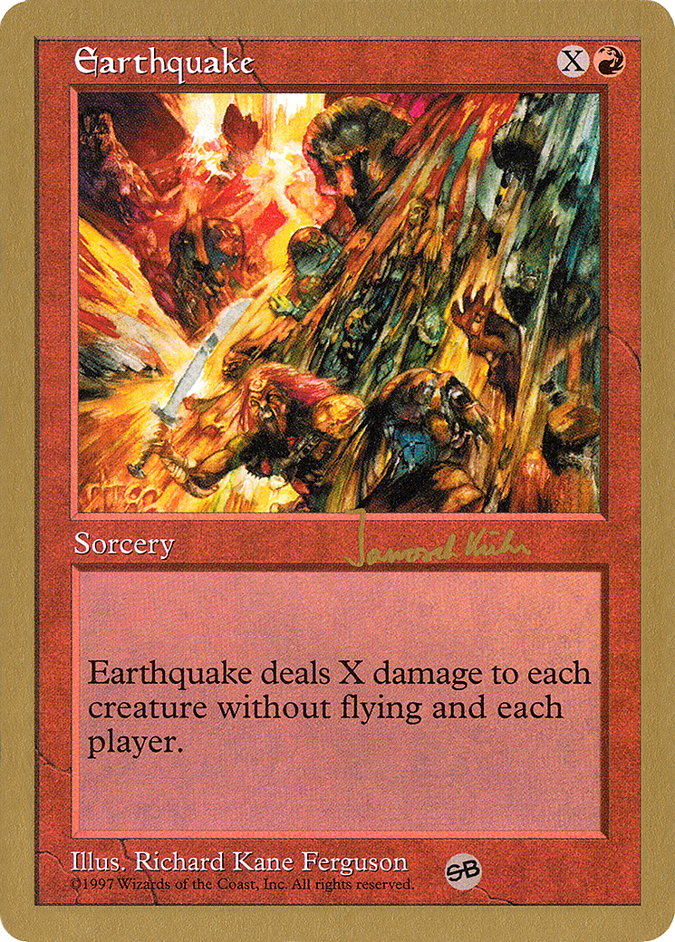 Earthquake (WC97-JK223SB) - World Championship Decks 1997