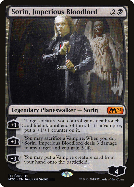 Sorin, Imperious Bloodlord (PM20-115P) - Core Set 2020 Promos Foil