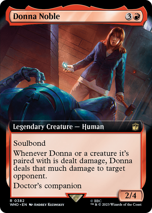 Donna Noble (Extended Art) (WHO-382) - Doctor Who: (Extended Art) Foil