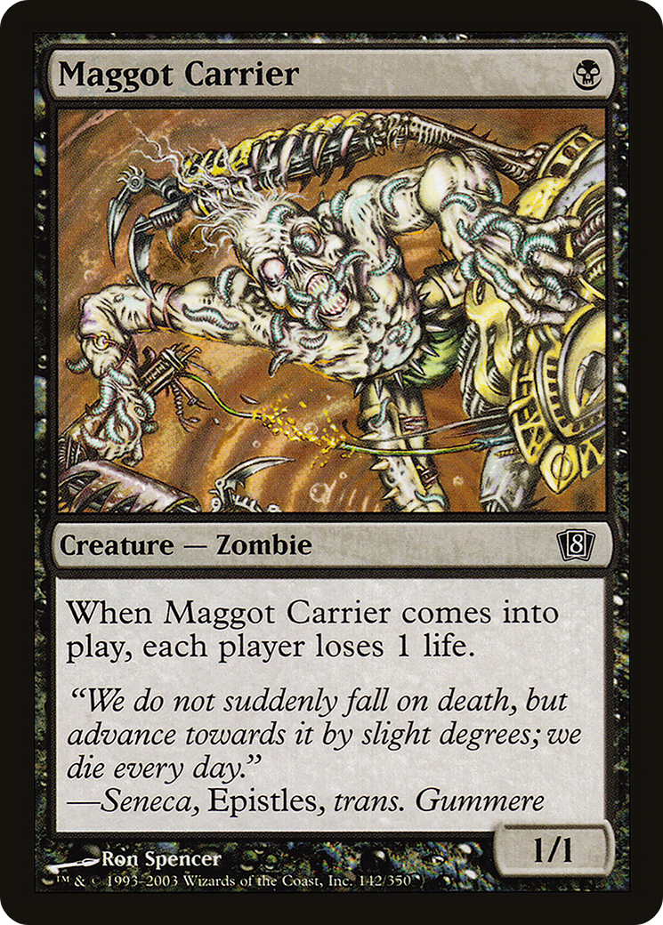 Maggot Carrier (8ED-142★) - Eighth Edition Foil