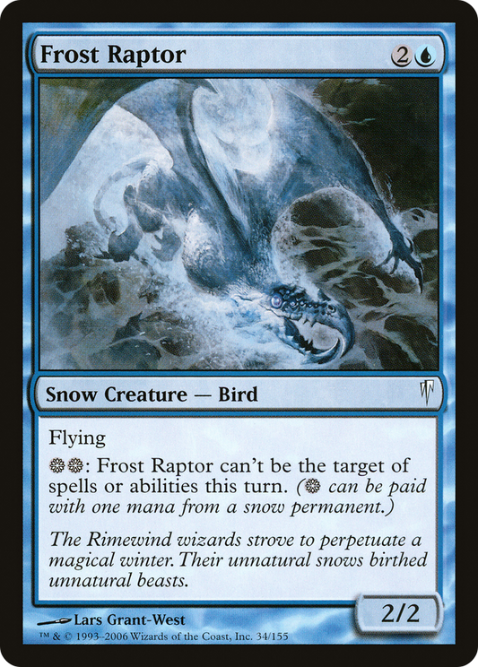 Frost Raptor (CSP-034) - Coldsnap Foil