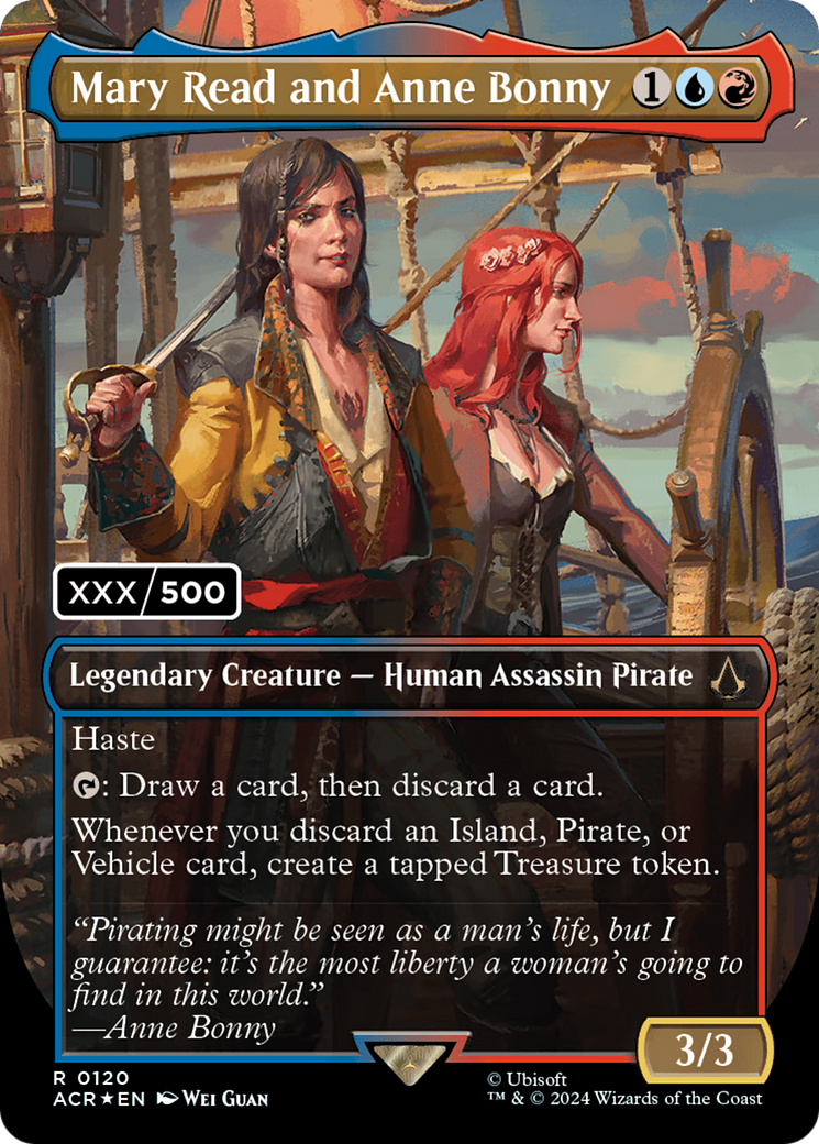 Mary Read and Anne Bonny (ACR-120Z) - Assassin's Creed (Borderless) Foil