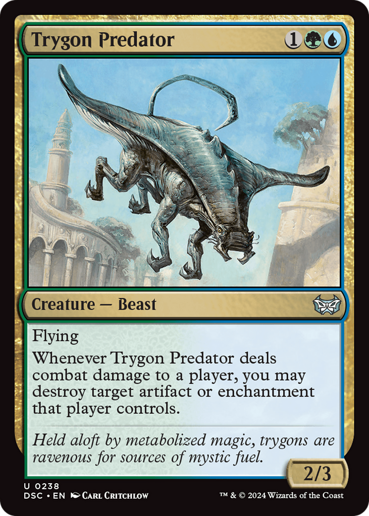 Trygon Predator (DSC-238) - Duskmourn: House of Horror Commander