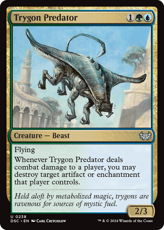 Trygon Predator (DSC-238) - Duskmourn: House of Horror Commander