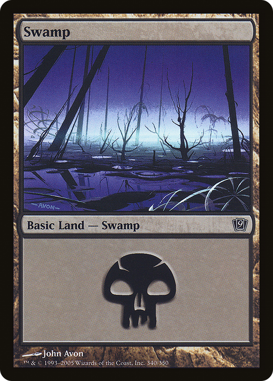 Swamp (9ED-340★) - Ninth Edition Foil