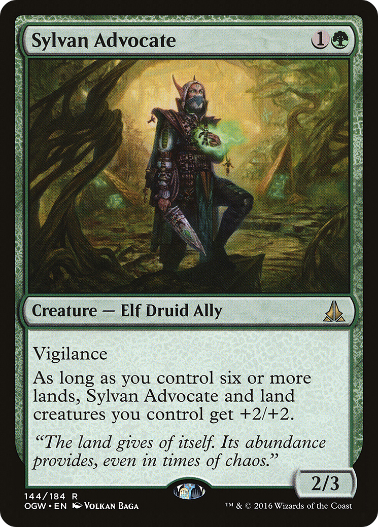 Sylvan Advocate (OGW-144) - Oath of the Gatewatch Foil