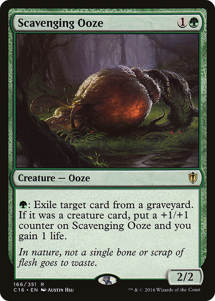 Scavenging Ooze (C16-166) - Commander 2016