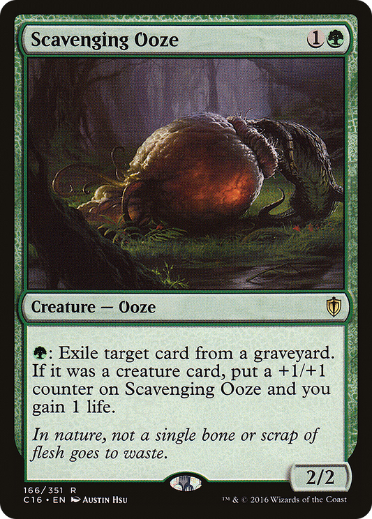 Scavenging Ooze (C16-166) - Commander 2016