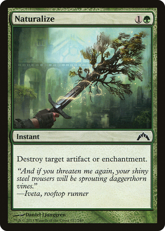 Naturalize (GTC-127) - Gatecrash Foil