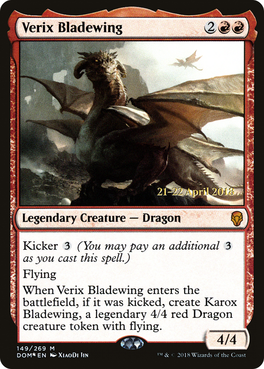 Verix Bladewing (PDOM-149S) - Dominaria Promos Foil