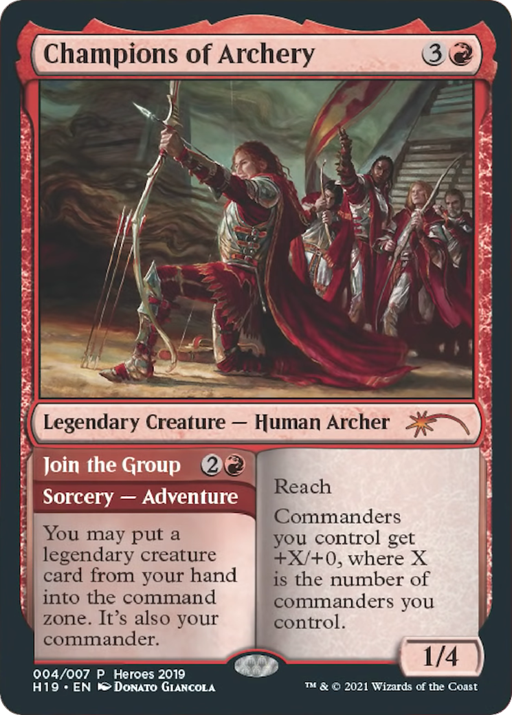 Champions of Archery // Join the Group (HTR19-004) - 2019 Heroes of the Realm Foil