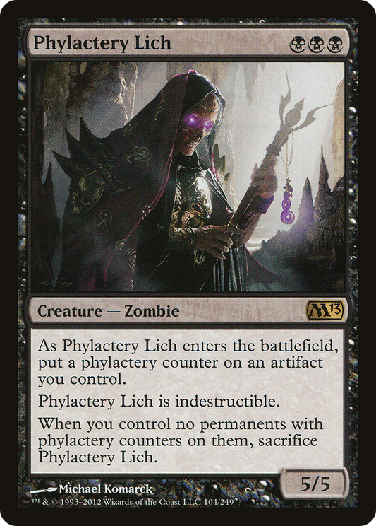 Phylactery Lich (M13-104) - Magic 2013 Foil