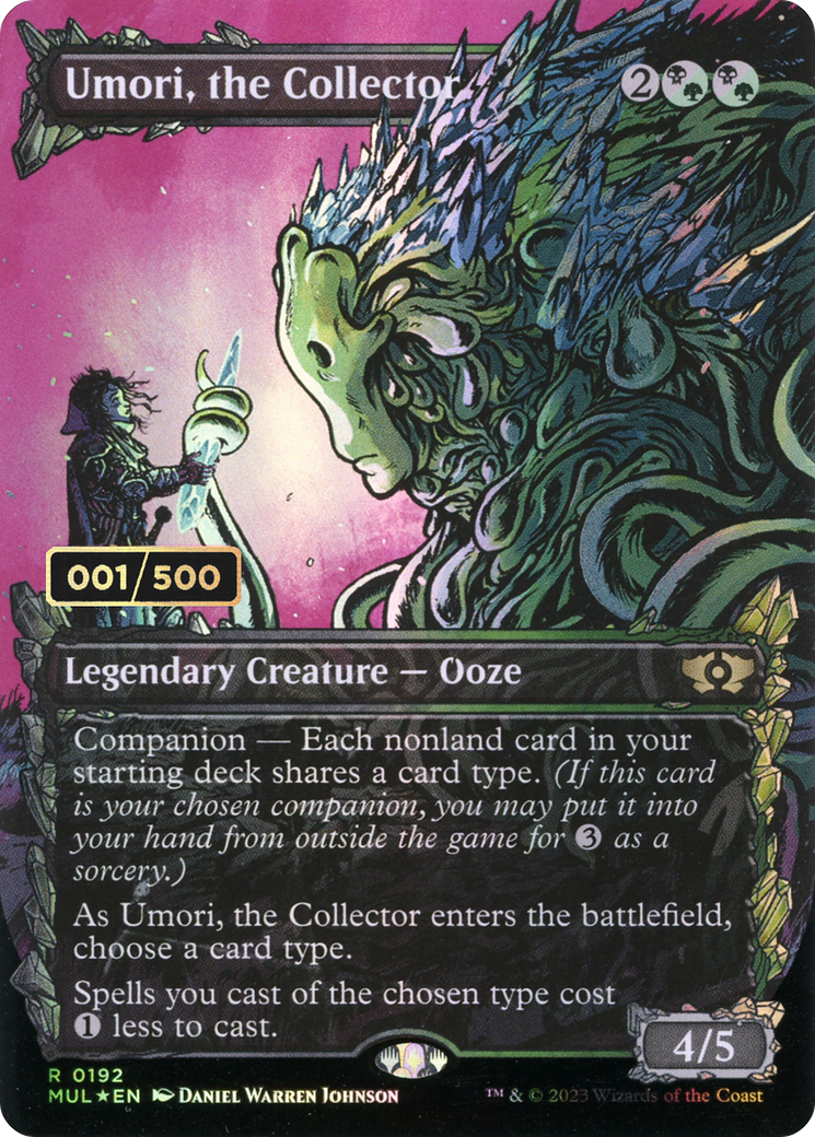 Umori, the Collector (MUL-192Z) - Multiverse Legends: (Showcase) (Borderless) Foil