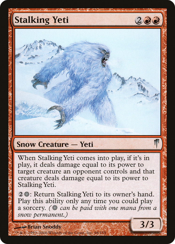 Stalking Yeti (CSP-098) - Coldsnap Foil