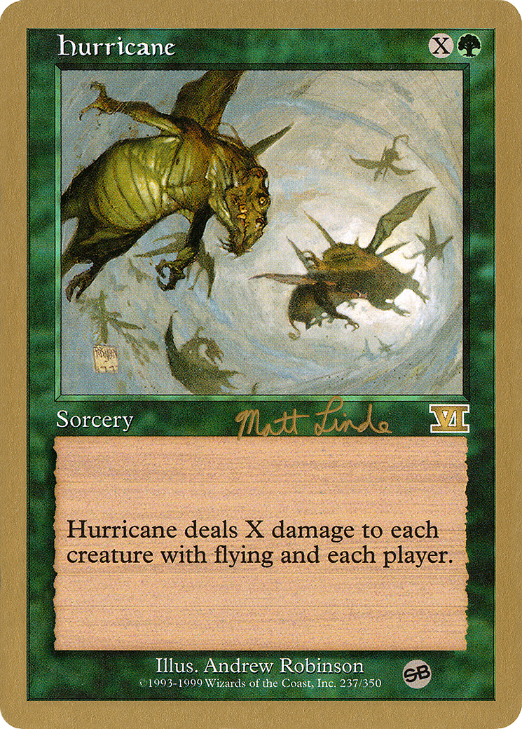 Hurricane (WC99-ML237SB) - World Championship Decks 1999