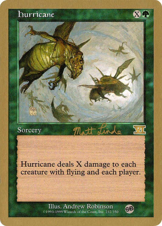 Hurricane (WC99-ML237SB) - World Championship Decks 1999