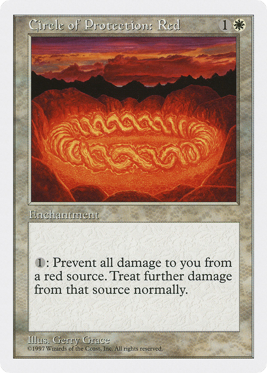Circle of Protection: Red (5ED-) - Fifth Edition