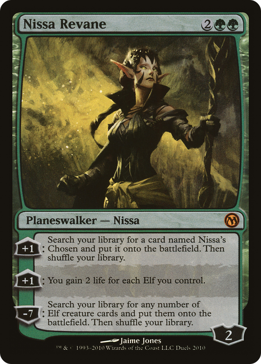 Nissa Revane (PDP10-002) - Duels of the Planeswalkers 2010 Promos  Foil