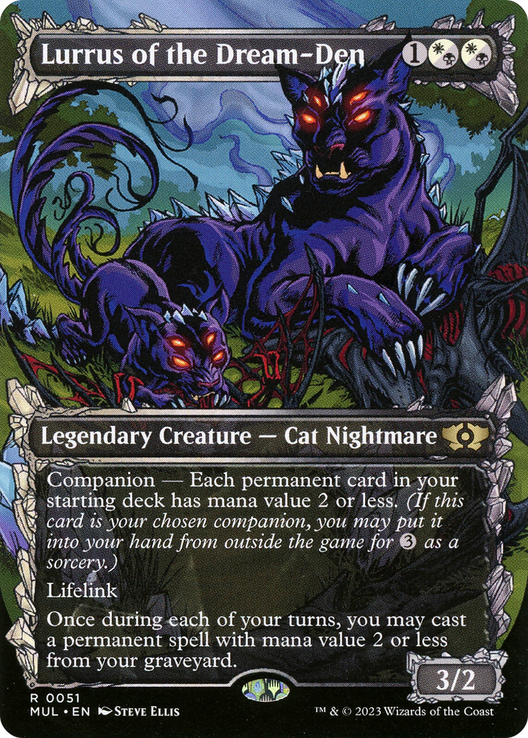 Lurrus of the Dream-Den (MUL-051) - Multiverse Legends: (Showcase) (Borderless) Foil