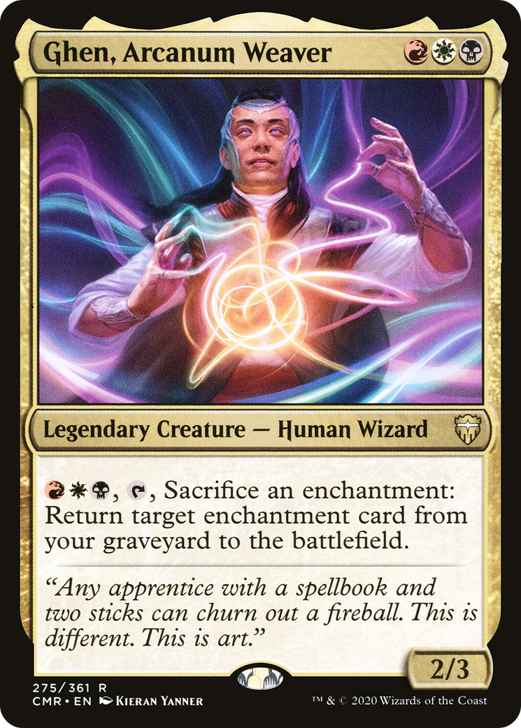 Ghen, Arcanum Weaver (CMR-275) - Commander Legends Foil