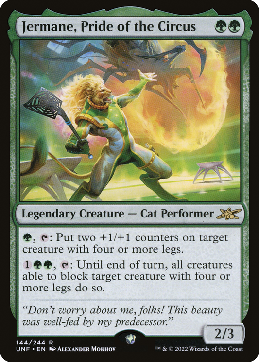 Jermane, Pride of the Circus (UNF-144) - Unfinity Foil