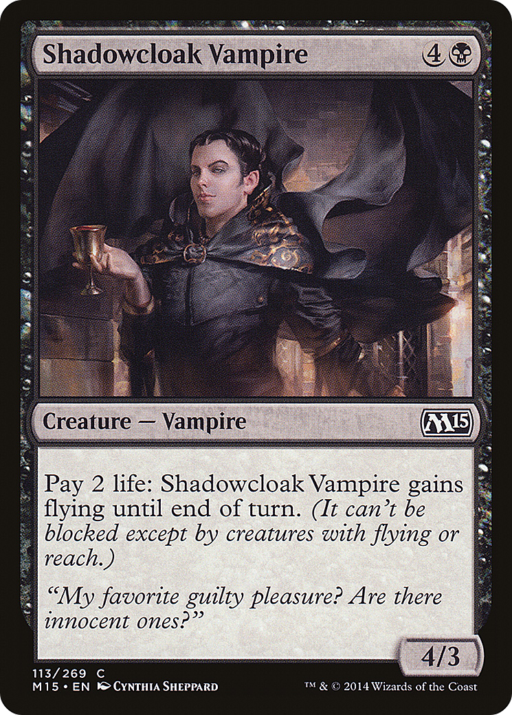 Shadowcloak Vampire (M15-113) - Magic 2015