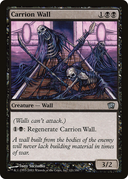 Carrion Wall (8ED-121★) - Eighth Edition Foil