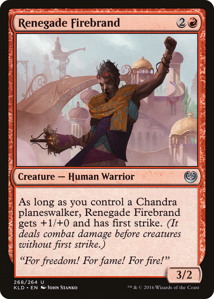 Renegade Firebrand (KLD-268) - Kaladesh