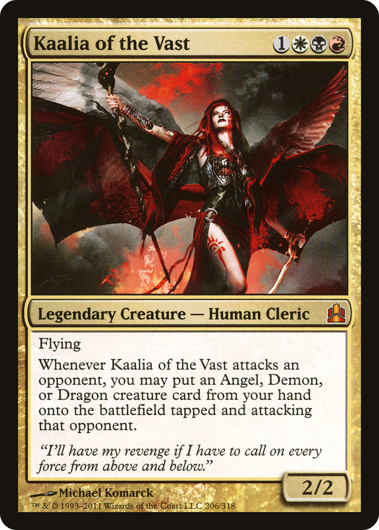 Kaalia of the Vast (CMD-206) - Commander 2011