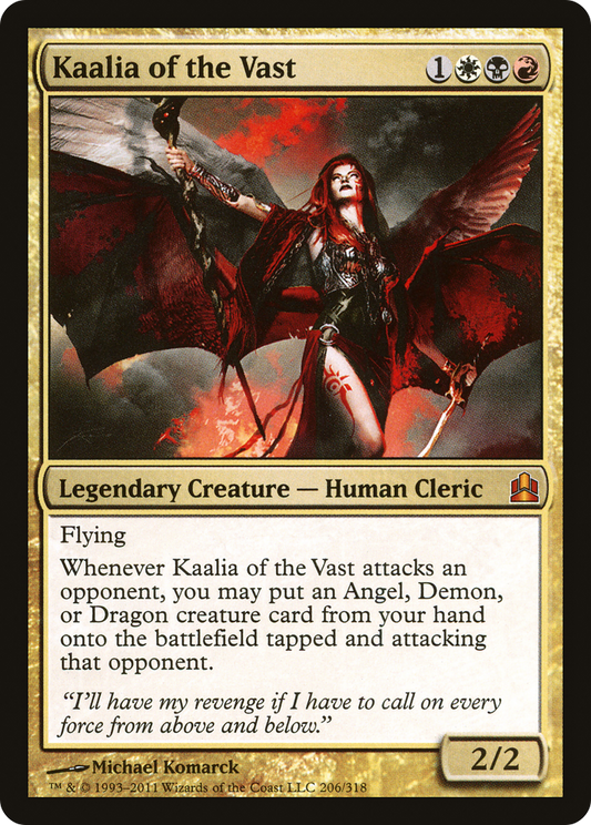 Kaalia of the Vast (CMD-206) - Commander 2011