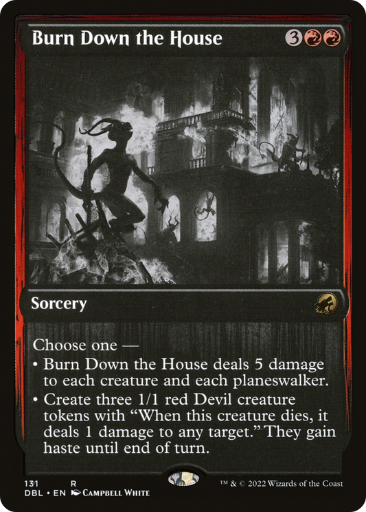 Burn Down the House  (DBL-131) - Innistrad: Double Feature