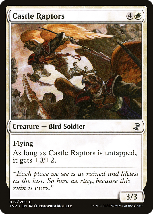 Castle Raptors (TSR-012) - Time Spiral Remastered Foil