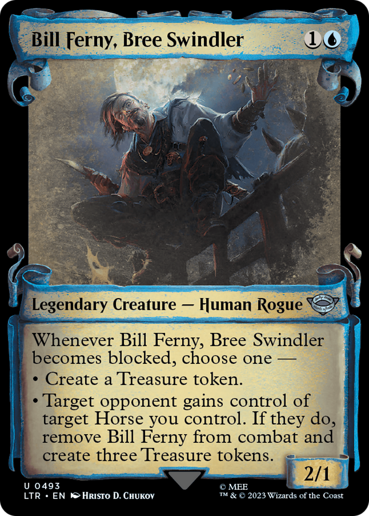 Bill Ferny, Bree Swindler (Showcase Scrolls) (LTR-493) - The Lord of the Rings: Tales of Middle-earth: (Showcase)