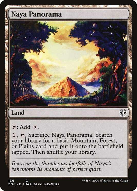 Naya Panorama (ZNC-136) - Zendikar Rising Commander