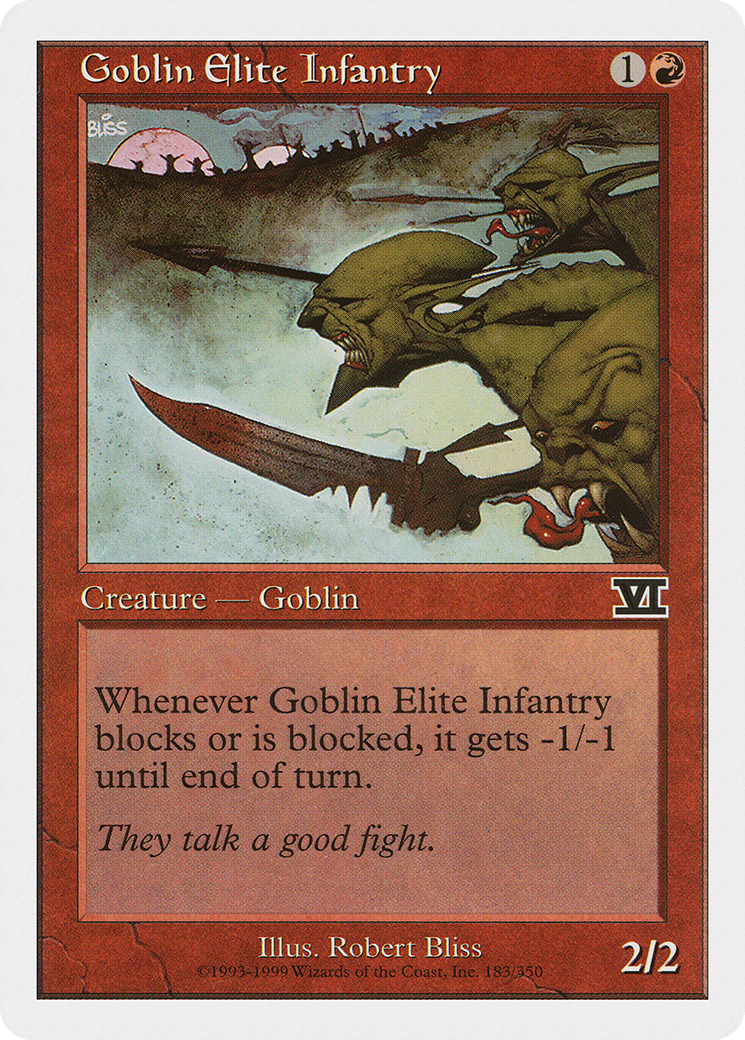 Goblin Elite Infantry (6ED-183) - Classic Sixth Edition