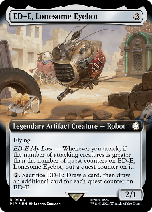 ED-E, Lonesome Eyebot (PIP-960) - Fallout: (Extended Art) Foil