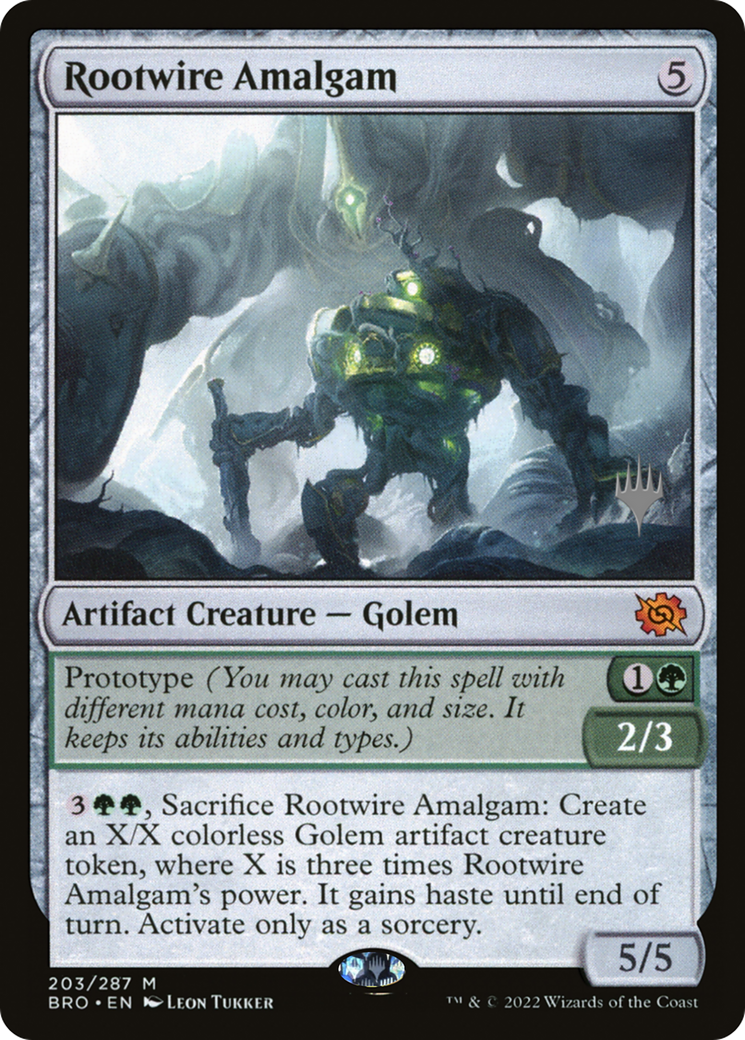 Rootwire Amalgam (PPBRO-203) - The Brothers' War Promos (Promo Pack)