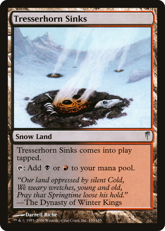 Tresserhorn Sinks (CSP-150) - Coldsnap Foil