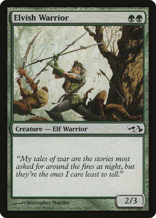 Elvish Warrior (DD1-005) - Duel Decks: Elves vs. Goblins