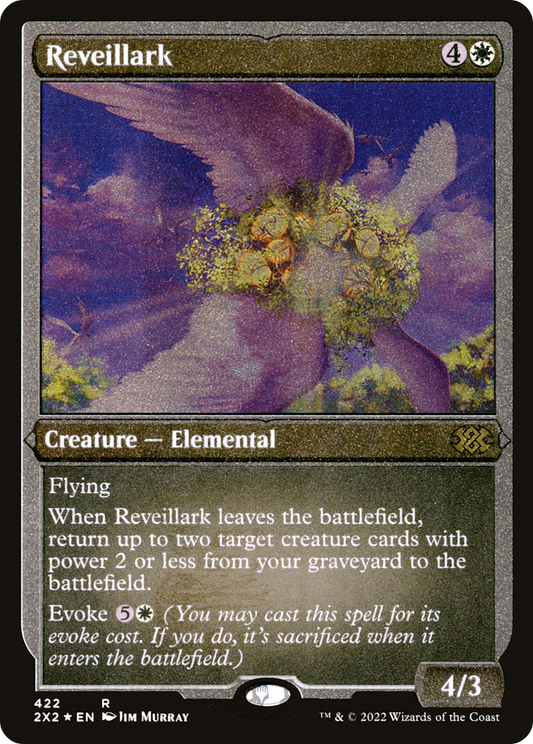 Reveillark (2X2-422) - Double Masters 2022 Etched Foil