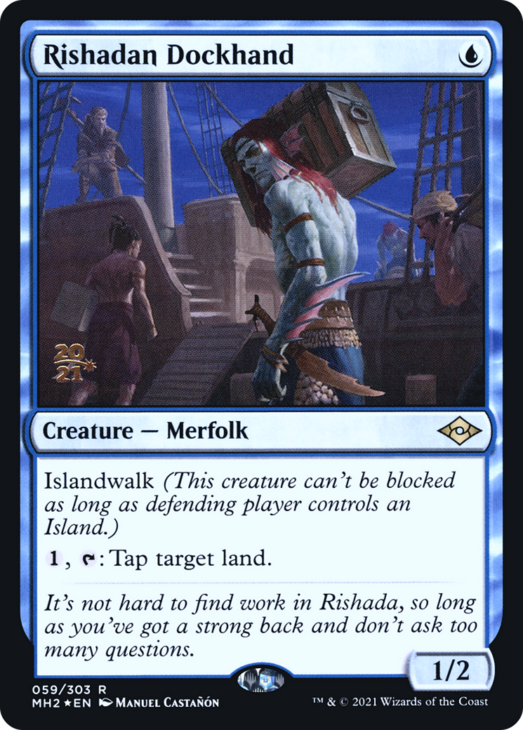Rishadan Dockhand (PRE-059) - Modern Horizons 2 Promos (Prerelease) Foil